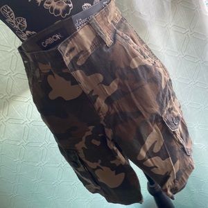 Mens Camo Cargo Shorts